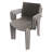 Warm Grey 4Pcs Stackable Plastic Armchairs With All-Weather Durability, Ergonomic Design, High-Grade Pp, -, , Lightweight, , No Assembly, For Patio And Lobby All-Weather, 4Pcs, Armchairs,-389681338