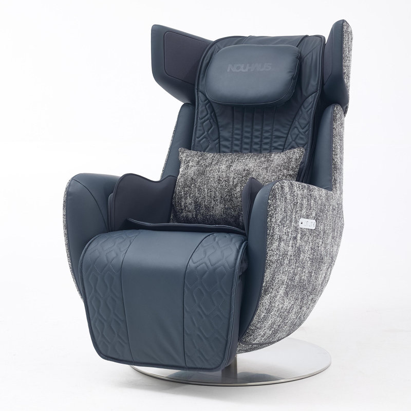 Fauteuil de massage chauffant Nouhaus, Bleu minuit