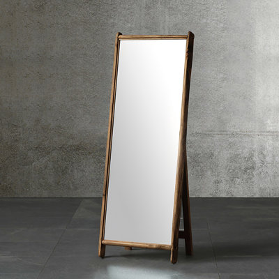Rectangle Solid Wood Full Length Mirror