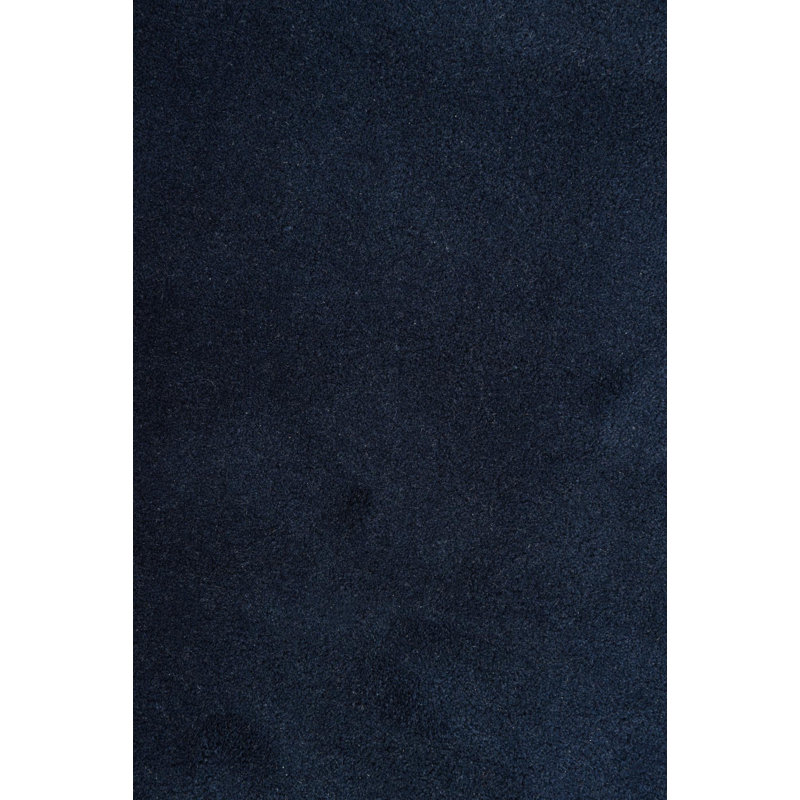 Tapis carré bleu marine Otto