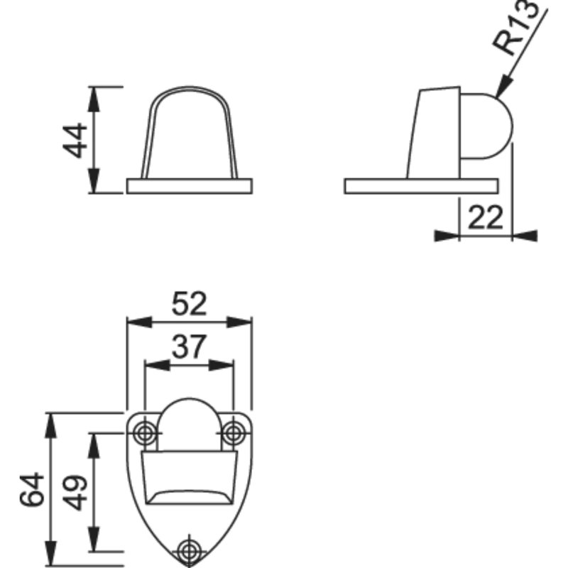 Amariyae Heavy Duty Pattern Door Stop