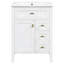 Ensemble de meuble-lavabo moderne 24 po avec lavabo, armoire de rangement en bois d'hévéa massif avec 2 tiroirs et support de porte à 2 niveaux-1796959079