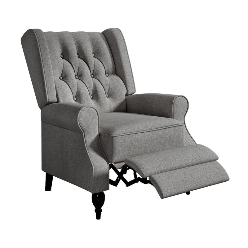 Arlanda Upholstered Accent Chair, Gray 