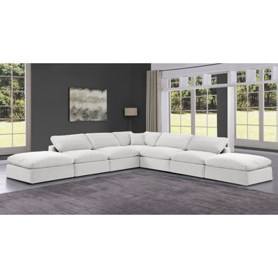 Hooria Upholstered L-Shaped Sectional Reversible
