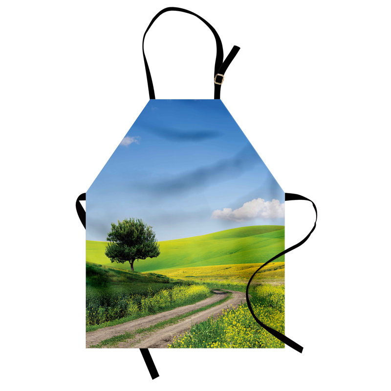 No Pattern Bib Apron