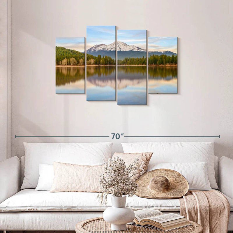 Alvord, reflet du lac Shasta, H 27 po x l 43 po