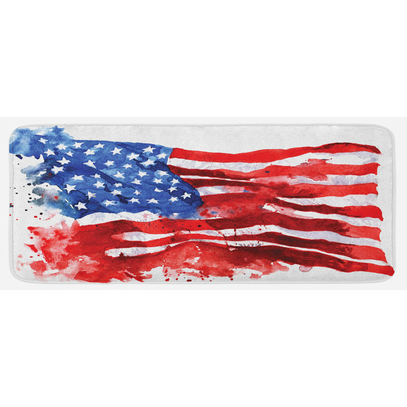 Tapis de cuisine american flag