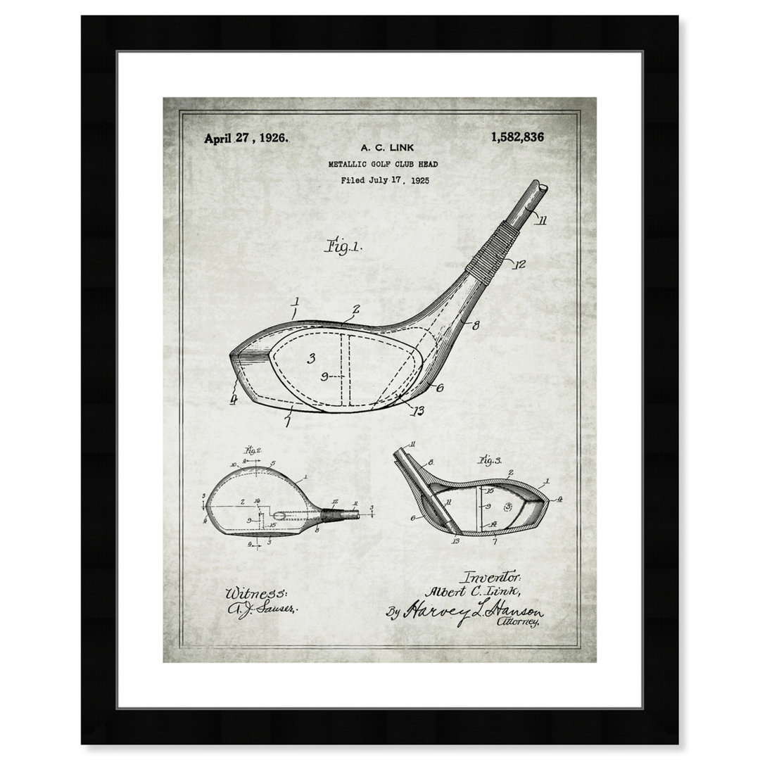 Sports And Teams " Sports And Teams Golf Club " Painting Print Oliver Gal Prints 