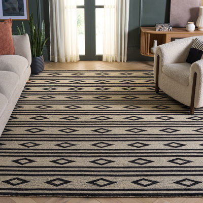 Tapis en laine touffeté à la main Vedika