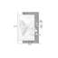 Art mural noir et blanc en grès-469800648