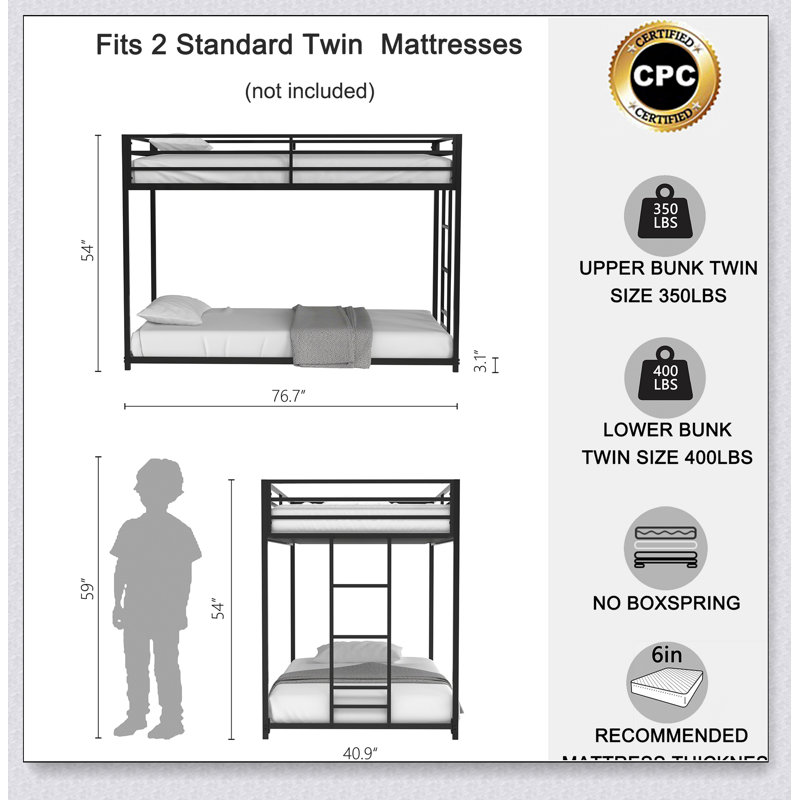 Modern Bed Frame With Headboard For Bedroom