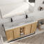 Meuble-lavabo double 60 po avec lavabo en résine-1750067389