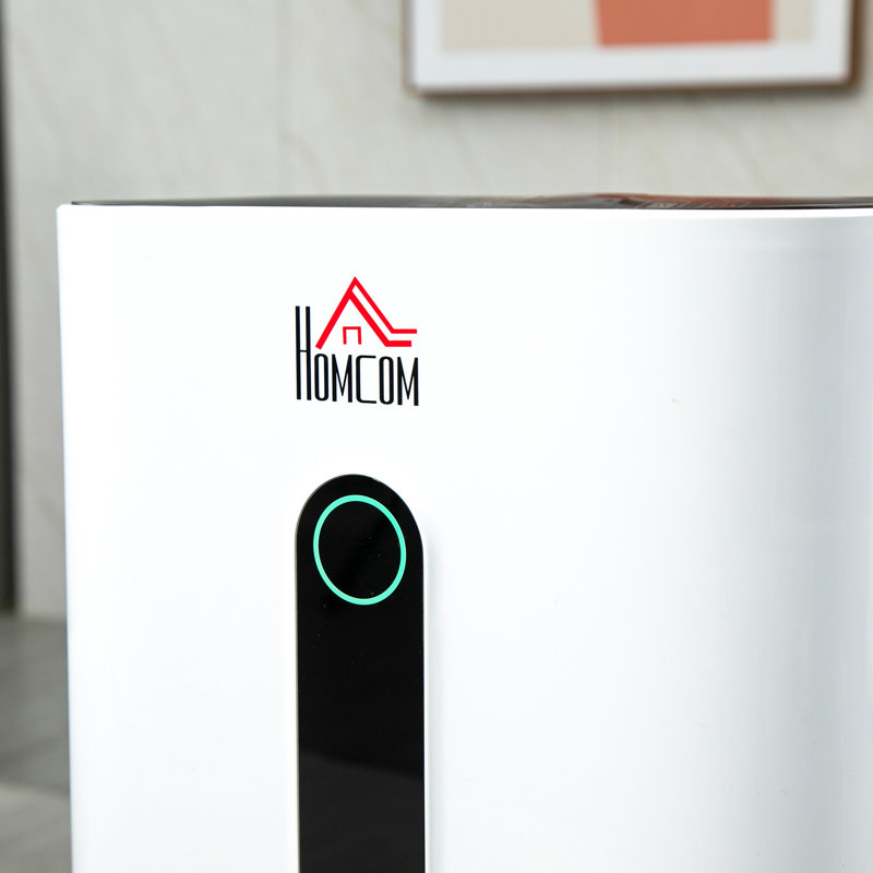 HomCom 50 Pints Tower Dehumidifier for Rooms up to 323 Cubic Feet