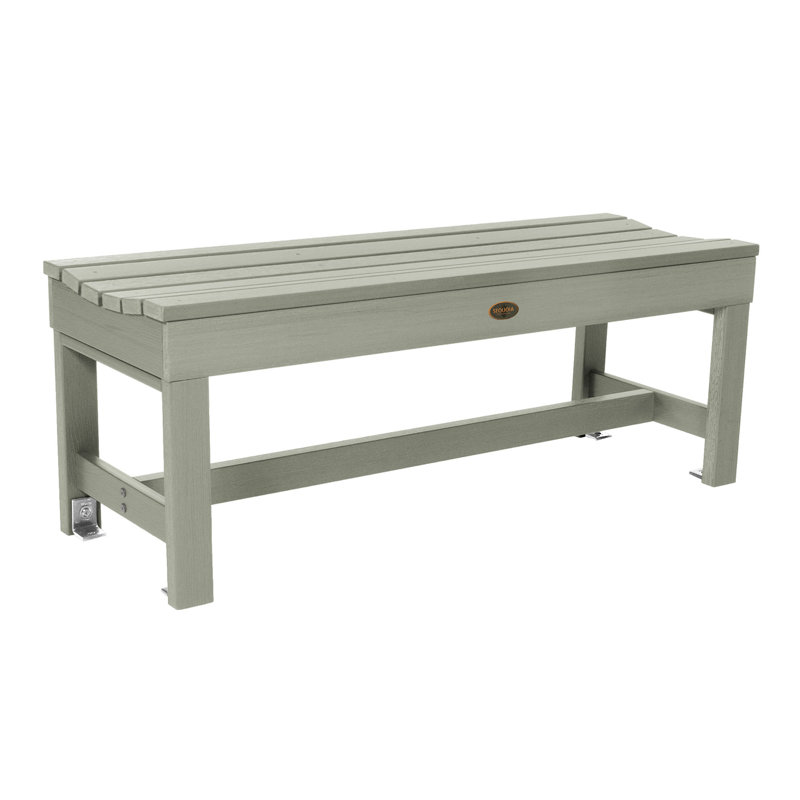 Banc de pique-nique en plastique Antonia, Eucalyptus