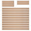 15-Pack MDF Paintable Wall Panel Kit Premade Wainscoting Panels
