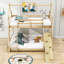 Lit superposé simple au dessus d'un grand lit Muthiani Kids-1662028574