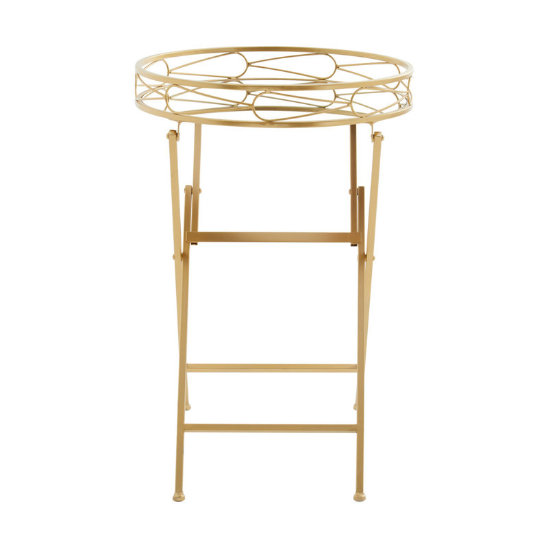 Zutphen Tray Top Cross Legs End Table