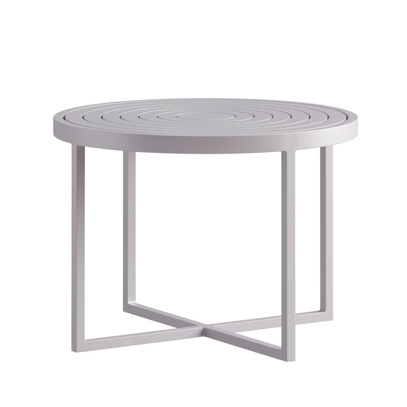 Round Dining Table, French Gray