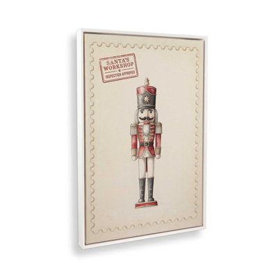 Nutcracker Post Canvas Art Print