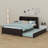 Bed With Trundle,Bookcase-992446844