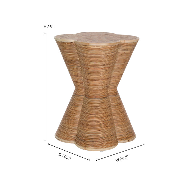 Block End Table, Natural