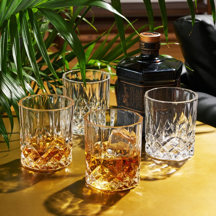 Square Crystal Whiskey Glasses & Tumblers, Glassware