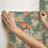 Torven Teal Peel and Stick Wallpaper