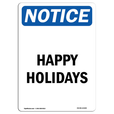 Happy Holidays Sign