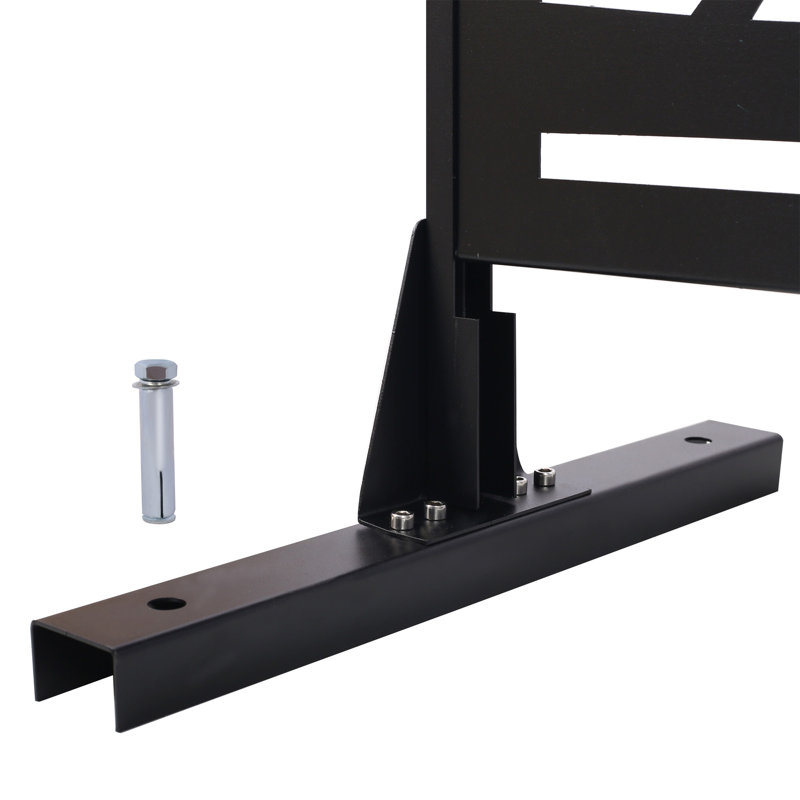 Écran d'intimité extérieur et intérieur H 76 po x l 48 po, Noir