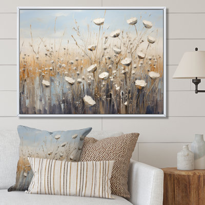 Minimalisme Wildflower Wonderland II sur toile