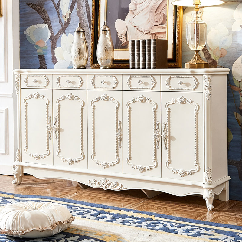 Banc de rangement blanc en bois manufacturé