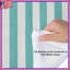 Édredon à rayures verticales turquoise-125167552