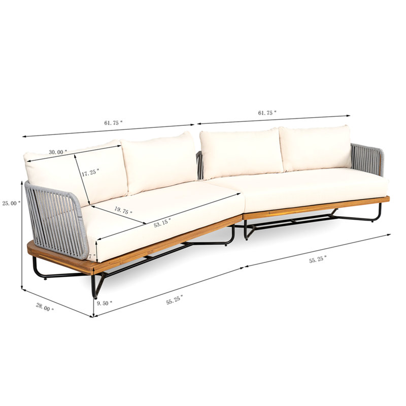 Ensemble de canapé modulaire Lucca
