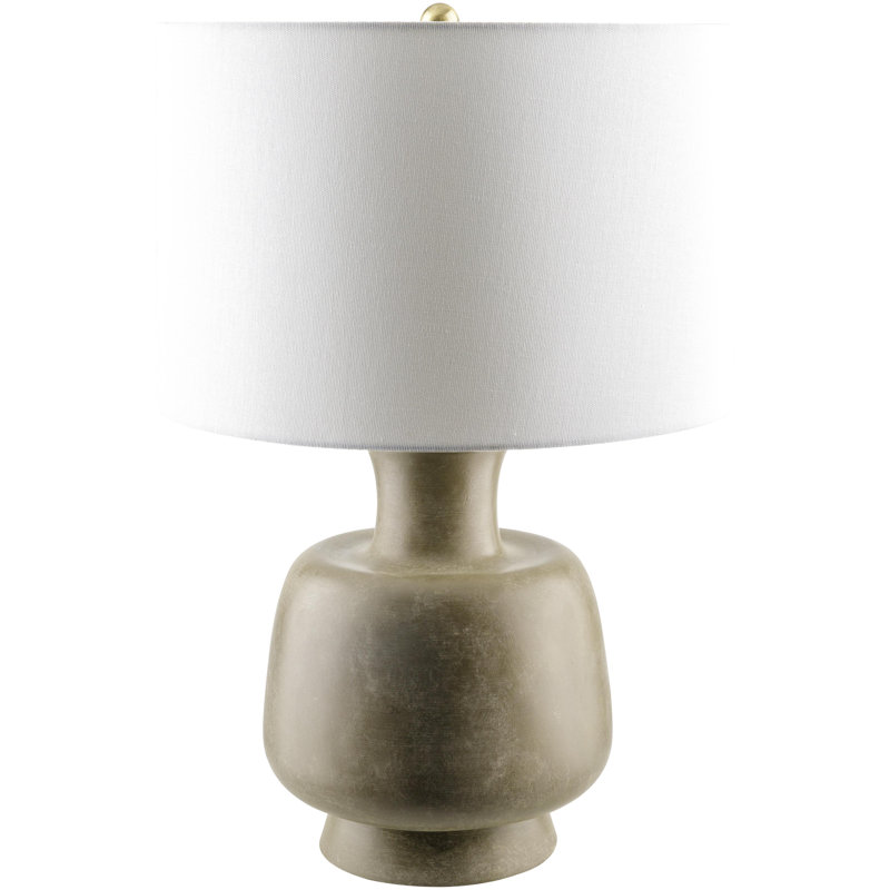 Lampe de table en résine Lobue, Beige