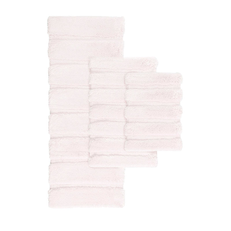 Tapis de salle de bain moderne absorbant et antidérapant, Rectangle 1 pi 5 po x 2 pi