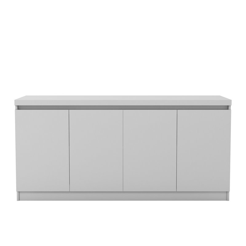 Buffet viennois de 62 po en blanc