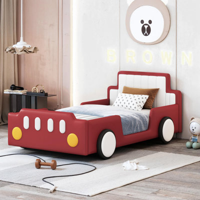 Lit plateforme simple avec roulettes