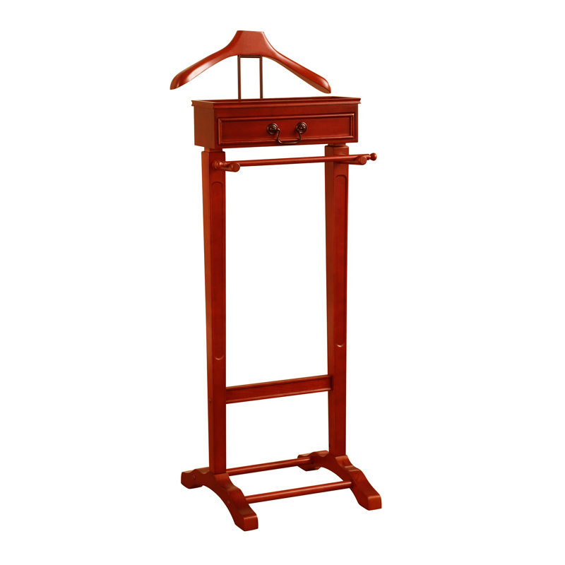 Solid Wood Freestanding Valet Stand