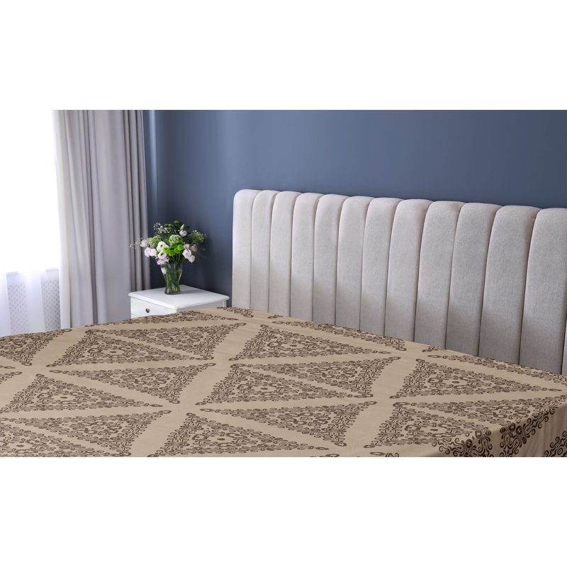 Drap-housse oriental Ambesonne, Drap-housse de taille simple