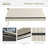 Outsunny Polyester Cover Retractable Patio Awning-98262357-112964795-112964799