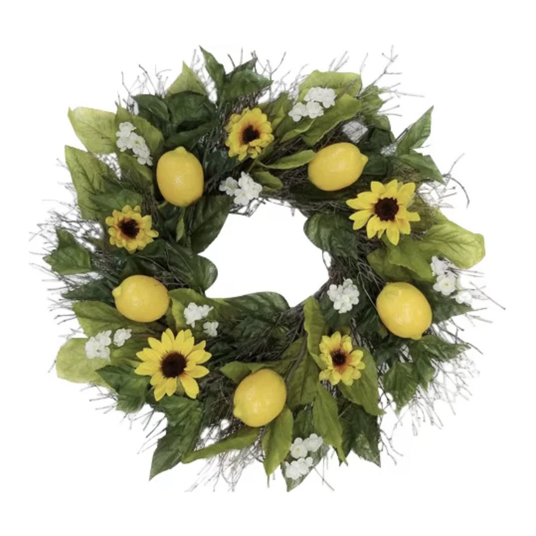 Handcrafted Dried Mixed Assortment 22'' Wreath August Grove®