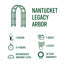 Tonnelle en vinyle Nantucket Legacy