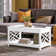 Lund 36" Wooden Rectangular Coffee Table with 1 Shelf