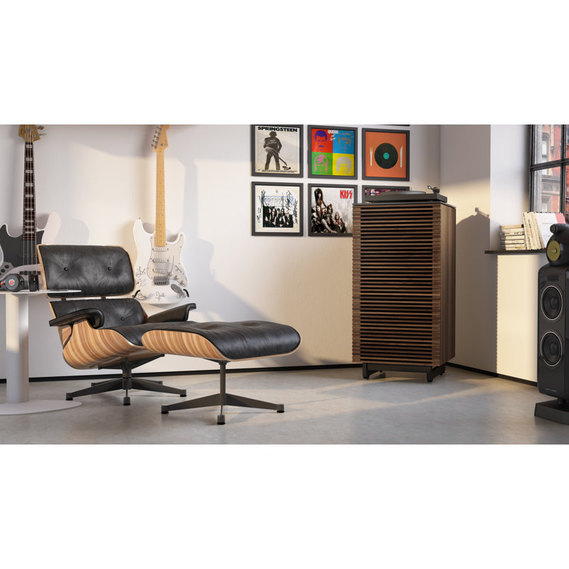 Corridor Audio Cabinet, Natural Walnut