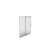 High Sliding Shower Door With 5/16"(8mm) & Tempered Glass, Double Side Easy Clean Buffer For Convenient Use 56" 60"w X 70"h Enclosure Thick Coat, Brushed Nickel Finish