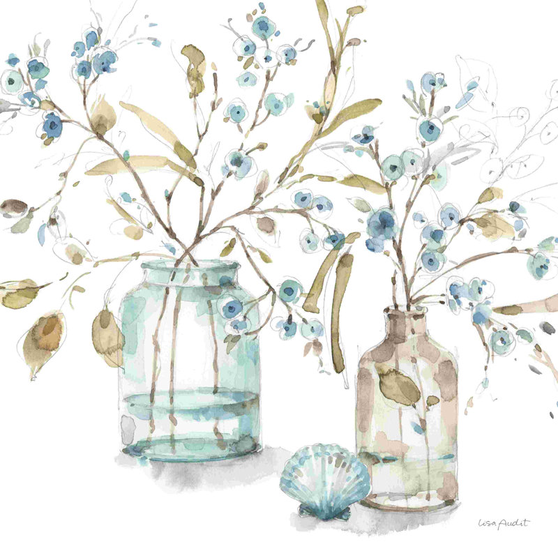 Blue Escape Coastal 02, H 12 po x l 12 po