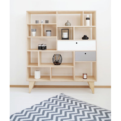 Mercer 130cm H x 110cm W Standard Bookcase