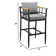 Florentine 26" Teak Patio Bar Stool with Cushion