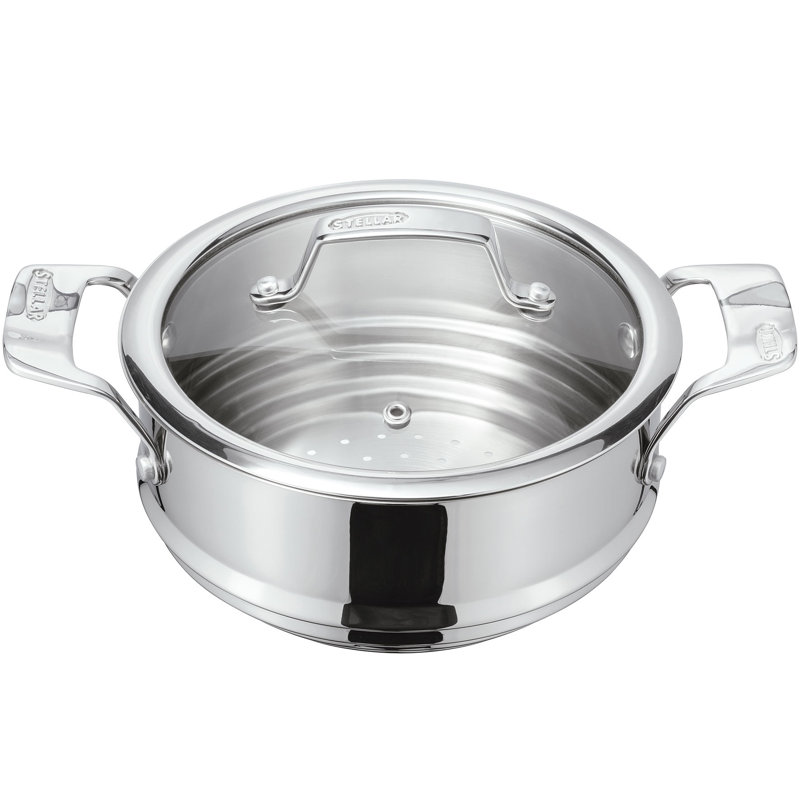 Stellar Steamers Stainless Steel Steamer Basket with 30cm Diameter