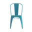Chaise d'appoint empilable en métal Lily-1677425359